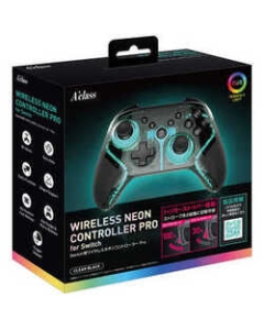 A’class Wireless neon controller Pro SASP-0701 Switch Videogame Accessory Japanese version