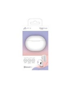 Air-J Egg Pods ABT-AP8 WH White Earphone Headphone Japanese version