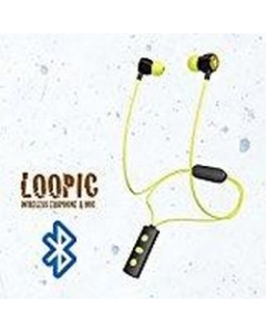 ALPEX LOOPIC BTN-A2500YE yellow Earphone Headphone Japanese version