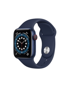 Apple Apple Watch Nike Series 6 GPS+Cellular model 44mm M09W3J/A pure Platinum/black Nike sports band Smart Watch Japanese version