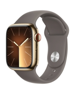 Apple Apple Watch Series 9 GPS + Cellular Model 41mm MRJ63J/A Gold Stainless Steel Case/Clay Sport Band M/L Smart Watch Japanese version