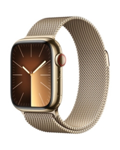 Apple Apple Watch Series 9 GPS+Cellular model 45mm MRMU3J/A Gold Milanese Loop Smart Watch Japanese version