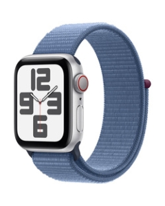 Apple Watch SE 2nd GPS+Cellular Model 40mm MRGQ3J/A Silver/Winter Blue Sports Loop Smart Watch Japanese version