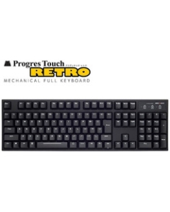 ARCHISS ProgresTouch RETRO AS-KBPD08/SRBKN static sound red axis black Keyboard Japanese version