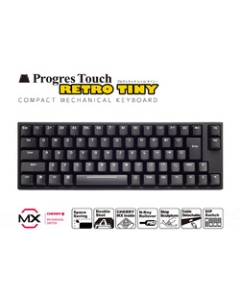 ARCHISS ProgresTouch RETRO TINY AS-KBPD70/LSBKN Speed Silver Axis Black Keyboard Japanese version