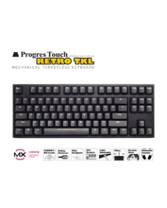 ARCHISS ProgresTouch RETRO TKL AS-KBPD87/LSBK speed silver axis black Keyboard Japanese version