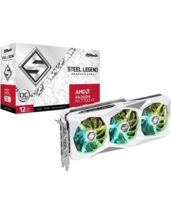 ASRock Radeon RX 7700 XT Steel Legend 12GB OC PCIExp 12GB Graphic Card Japanese version