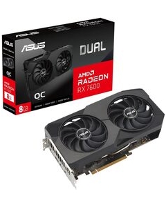 ASUS DUAL-RX7600-O8G PCIExp 8GB Graphic Card Japanese version