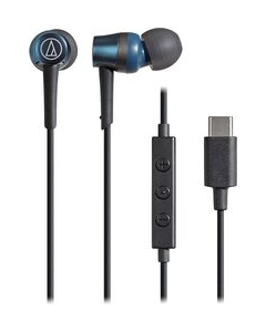 audio-technica ATH-CKD3C BL blue Earphone Headphone Japanese version