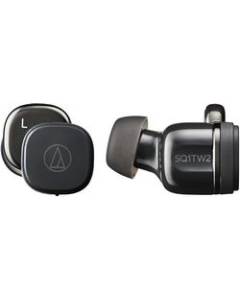 audio-technica ATH-SQ1TW2 BK jet black Earphone Headphone Japanese version