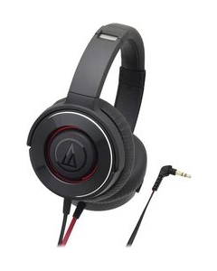 audio-technica SOLID BASS ATH-WS550 BRD black red Earphone Headphone Japanese version