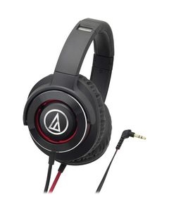 audio-technica SOLID BASS ATH-WS770 BRD black red Earphone Headphone Japanese version