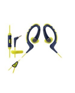 audio-technica SONICSPORT ATH-SPORT1iS NY navy yellow Earphone Headphone Japanese version