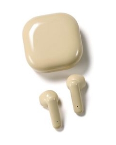 Axes B-FUN AH-TWS05(BG) is beige Earphone Headphone Japanese version