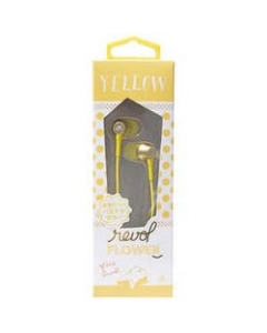 Axes revolFLOWER AH-30A(YL) yellow Earphone Headphone Japanese version