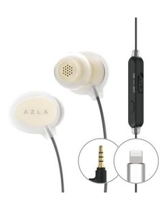 AZLA ASE-500 Lightning AZL-ASE500-LT-WH White Earphone Headphone Japanese version