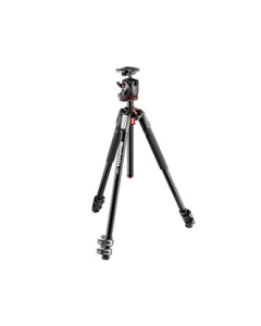 Manfrotto 190 pro aluminum tripod three steps +Q2 Ball pan head set MK190XPRO3-BHQ2 Camera Tripod Japanese version