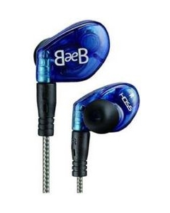 BLUE EVER BLUE Model 2000EX Blue Earphone Headphone Japanese version