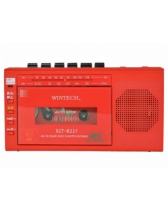 WINTECH SCT-R227RD red Boombox Japanese version