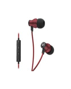 BRAINWAVZ Delta with Mic Red Earphone Headphone Japanese version