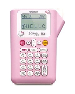 Brother P touch PT-J100KTP Kitty pink Label Writer Japanese Version