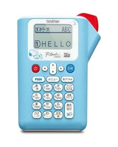 Brother P touch PT-J100SNL Snoopy light blue Label Writer Japanese Version