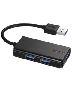 Buffalo BSH3U100U3BKZ black USB Hub Japanese version