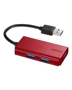 Buffalo BSH3U100U3RD red USB Hub Japanese version