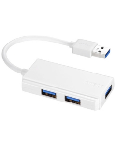 Buffalo BSH3U100U3WHZ white USB Hub Japanese version