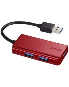 Buffalo BSH3U108U3RD Red USB Hub Japanese version