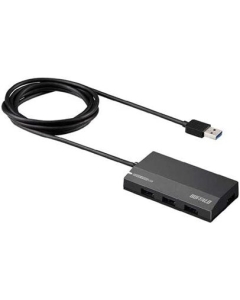 Buffalo BSH4A120U3BK black USB Hub Japanese version