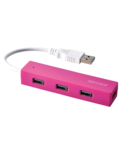 Buffalo BSH4U050U2PK pink USB Hub Japanese version