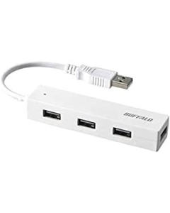 Buffalo BSH4U050U2WH White USB Hub Japanese version