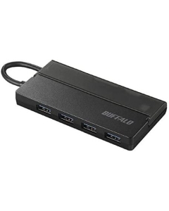 Buffalo BSH4U130C1BK Black USB Hub Japanese version