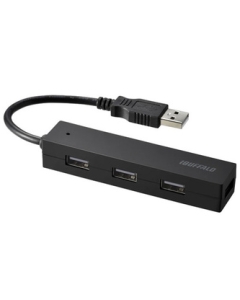 Buffalo BSH4U25BKZ Black USB Hub Japanese version