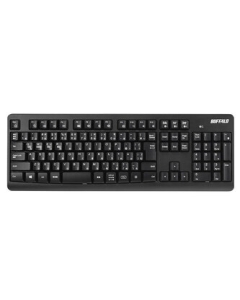 Buffalo BSKBB108BK black Keyboard Japanese version