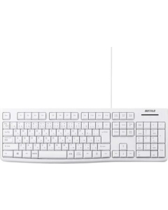 Buffalo BSKBU105WH White Keyboard Japanese version