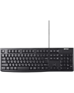 Buffalo BSKBU108LBK black Keyboard Japanese version