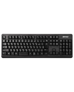 Buffalo BSKBW118BK Black Keyboard Japanese version