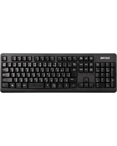 Buffalo BSKBW125BK Black Keyboard Japanese version