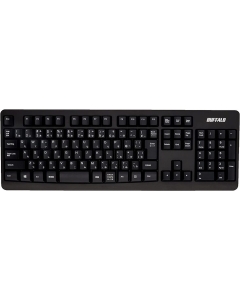 Buffalo BSKBW135BK Black Keyboard Japanese version