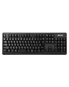 Buffalo BSKBW138BK black Keyboard Japanese version