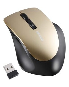 Buffalo BSMBW325SG champagne gold Mouse Japanese version