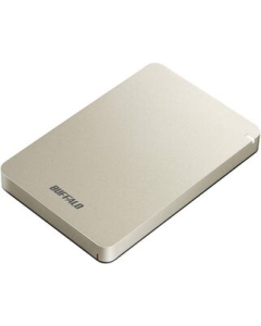 Buffalo HD-PGF1.0U3-GLA gold External Hard Drive Japanese version