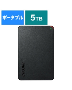 Buffalo MiniStation HD-PCFS5.0U3-GBA Black External Hard Drive Japanese version