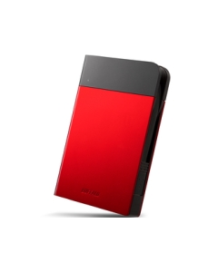 Buffalo MiniStation HD-PZN2.0U3-R Red External Hard Drive Japanese version