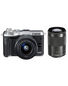 Canon EOS M6 double zoom kit silver Mirrorless Camera Japanese version