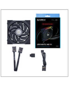 LIAN LI UNI FAN TL140 BK REVERSE BLADE Single Pack UF-RS-TL140-1B black Case Fan Japanese version