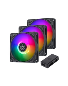 SILVERSTONE VISTA 120 ARGB SST-VS120B-ARGB-3PK Black/Translucent Case Fan Japanese version