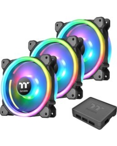 Thermaltake Riing Trio PLUS 12 RGB Radiator Fan TT Premium Edition 3Pack CL-F072-PL12SW-A Case Fan Japanese version